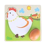 幼児のための木製のおもちゃ、パズルのマッチング子供たちのための漫画木製のエミュレーション玩具