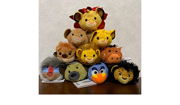 Amazon ライオンキング Lion King ツムツム マスコット ぬいぐるみ シンバ ナラ ティモン プンバァ スカー 他 10点セット アニメ 萌えグッズ 通販
