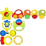 赤ちゃんTeetherラットル教育玩具3-6-12ヶ月Teetherランダムカラー