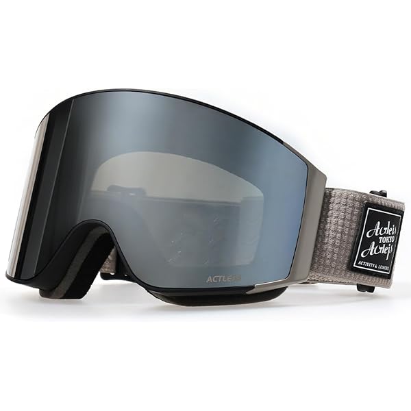 Amazon | [アクレイス] スキー スノーボード ゴーグル 磁気レンズ着脱