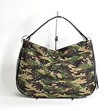 迷彩柄 ショルダーバッグ ラインストーンバッグ 迷彩 カモフラ ワンショルダーバッグ スタッズ ラインストーン ブラック ホワイト 141008 (カモフラ)