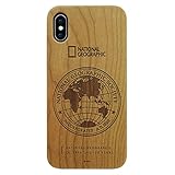 National Geographic iPhone X ケース 130th Anniversary case Nature Wood チェリーウッド (ナショナル ジオグラフィック 130周年アニバーサリーケース ネイチャーウッド）アイフォン カバー スマホケース【日本正規代理店品】 NG12954iX
