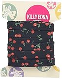 KILLY EDNA(キリーエドナ) 縁どりバイアステープ2個セット (チェリー・ブラック)