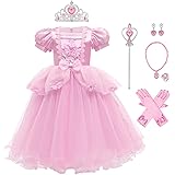 [IBTOM CASTLE] プリンセス ドレス 子供 コスプレ 女の子 コスチューム ワンピース ガールズ 仮装 衣装 変装 イベント 诞生日 パーティー クリスマス ハロウィン プレゼント 文化祭 演奏会