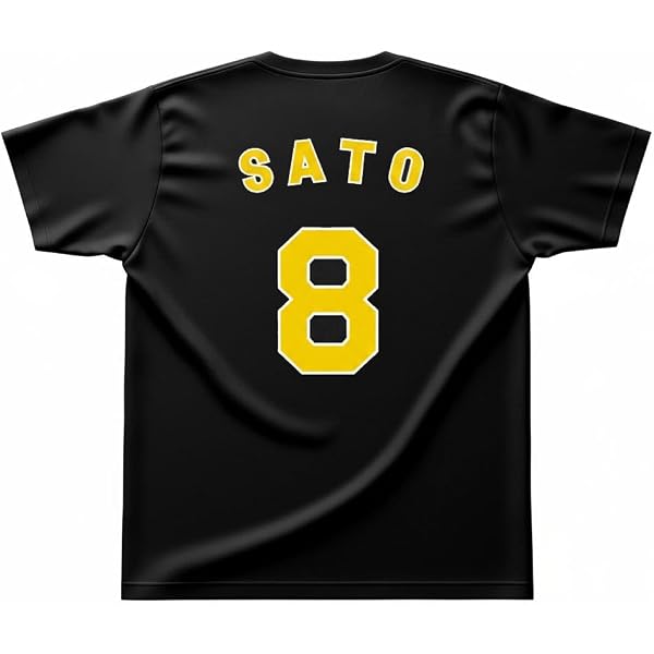 Amazon.co.jp: [阪神タイガース] 村上 グッズ 背番号Tシャツ ブラック