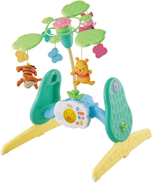 【2025年モデル】タカラトミー(TAKARA TOMY) ディズニー えらべる回転 6WAYジムにへんしんメリー プラス くまのプーさん - 1