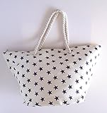 トート バッグ マザーズ Bag 大きい バケツ 使いやすい カラフル ファスナー 付き 使いやすい ビッグ ショルダー サマー 夏 スター 星 おしゃれ 肩掛け 内ポケット ジッパー