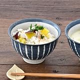 テーブルウェアイースト 土物の飯碗 小 330cc 藍十草
