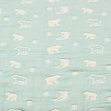 Cream gauze(クリームガーゼ) ６重ガーゼ生地 マルチブランケット 日本製 (しろくま)