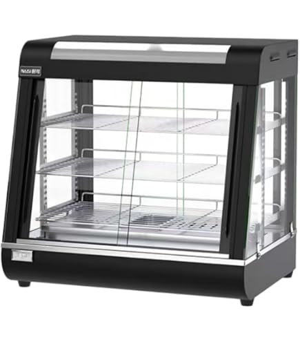 Amazon.co.jp: ホットフードショーケースウォーマー、3層業務用フード
