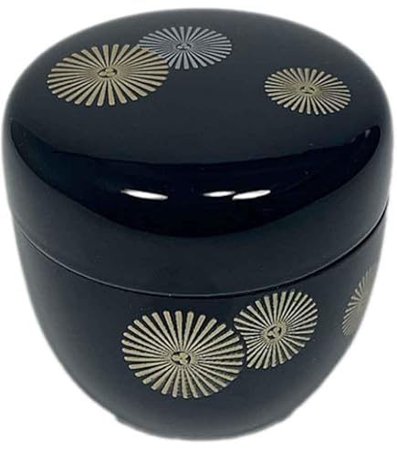 Amazon.co.jp: 石川県 輪島塗茶櫃 西鍛冶造 本地 黒塗 蒔絵付 西鍛冶 