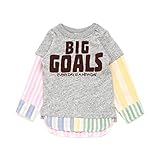 BREEZE(ブリーズ) レイヤード風Tシャツ　グレー　90cm
