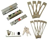 日中製作所 ヒナカ取替引違戸錠 3本キー NP-GA800-SL