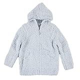 (ベアフットドリームス)BAREFOOT DREAMS 512 CozyChic Infant Hoodie コージーシック インファント フーディ ベビー M ブルー