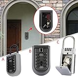 TeFuAnAn セキュリティ キーボックス キーボックス 鍵保管 暗証番号 　壁掛け 防犯　盗難防止 安心　安全