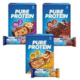 Pure Protein High Protein Bar Variety -18/1.76 oz. プロテイン バー 20g Protein バラエティパック 18本 [海外直送品]