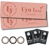 カラコン ウユ ワンデー ダークバニー あやちゃん 1day Uyu DIA 15.0mm 【10枚入1箱】 度あり 度なし【Deep Layerトライアルセットシャンプートリートメント付き】(-1.50)