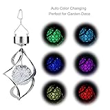 ソーラーガーデンライト　Beinhome装飾ライト　太陽光発電　省エネ　スパイラル＆ボール形　光センサー　飾りライト　カラフルサブマリンライト　屋外屋内　防水　設置簡単　クリスマス、結婚式、パティオ、