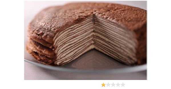 Amazon El Cafe エルカフェ ショコラミルクレープ 直径約15 高さ約5 El Cafe エルカフェ ケーキ 洋菓子 通販