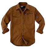 XEBEC ジーベック 現場服 長袖シャツ 春夏用 2273 58 ウォルナッツ  M