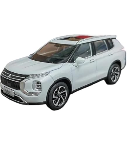 Amazon | 三菱 アウトランダー 1/18 ミニカー 白 | ミニカー・ダイ