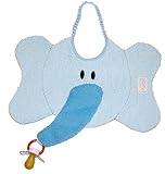 (ジゴザゴ)Zigozago スカイ ビブ ベビースタイ 伸縮素材 - ピンク