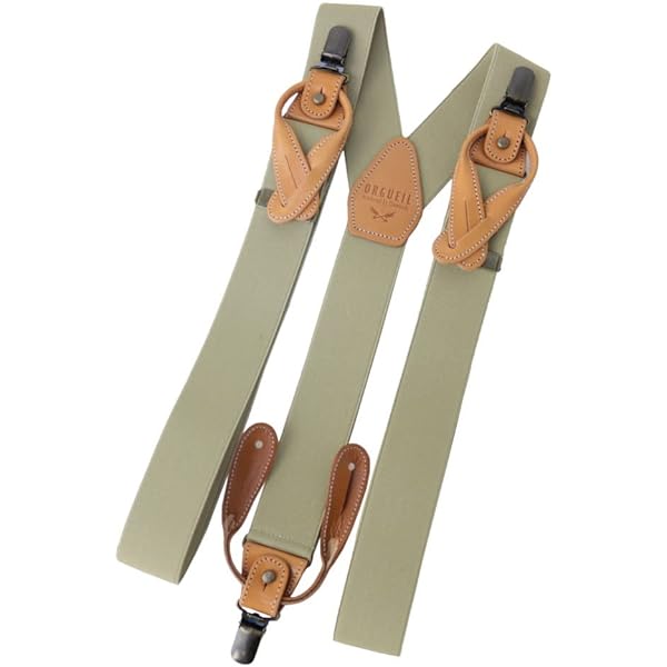 Amazon | オルゲイユ ORGUEIL サスペンダー OR-7325 メンズ F GREEN