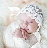 creationtopレースキャップ布写真撮影にfor 1 – 3月赤ちゃん 1-3 Month ホワイト CT-WA202