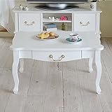 姫系 リビングテーブル 75cm幅 f-jkp-sgt0113wh 完成品 ホワイト色