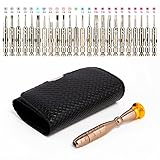 Aukru 24 in 1 精密 ドライバー セット スマホ iPhone 6 6plus 5S 5 4S Sumsang 腕時計 カメラ パソコン等 プロ用 修理 工具 ケース付 携帯便利