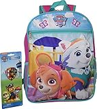 Nickelodeon Girl Paw Patrol 15" School Backpack With Bonus 6pk Paw Patrol Pencils [並行輸入品]