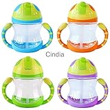 mazimark-240ml Baby Sippy Cup子Learn Drinking StrawミルクFeedingニップルボトル