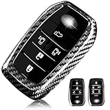 キーケースに適用するトヨタ TOYOTA アルファード ALPHARD ヴェルファイア VELLFIRE 30系 40系などに適用キーカバー 新型 リアルカーボン製キーカバー スマートキーケース ヴォクシー ノア 90用 キーフォブケース （シルバーブラック）