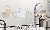 Happi By Dena Lambs & Ivy Little Llama Adventure Awaits Wall Appliques Gray/Blue [並行輸入品]