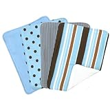 Trend Lab Max Blooming Bouquet Burp Cloths, Set of 4 by Trend Lab