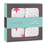 (エイデンアンドアネイ) aden+anais おくるみ スワドル aden+anis classic swaddle 2-pack　フルーロピンク [並行輸入品]
