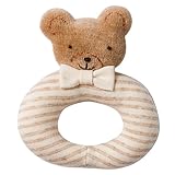 日本製　オーガニックコットン　くま　にぎにぎドーナツ　　Amorosa mamma　アモローサマンマ