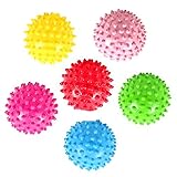 MINIbaby 3pcs80 mmカラフルなソフトプラスチック安全ボールおもちゃグリップボールwith Granule 0 – 2歳の赤ちゃん乳児幼児子供用 8cm グリーン Secure Toys