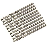 uxcell ツイストドリルビット　ストレートシャンク　HSS-CO素材　3.3mm x 35mm　10個入り