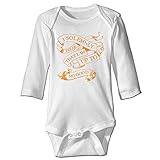 Kamifa カミファ ハリポタ イタズラ地図 呪文 長袖ボディースーツ ベビー服 おくるみ 新生児 暖かい White 18 Months
