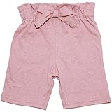 2017年 夏物 UZULAND ウズランド 天竺 ハイウエスト リボン付き ５分丈パンツ ピンク◇80cm