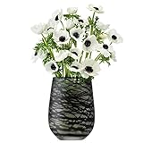 LSA (エルエスエー)G1057-23-254 SILK(シルク) フラワーベース (花器) ブラックライン 高さ23cm