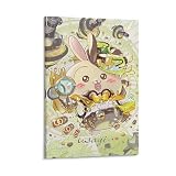 ちいかわ ポスター (8) ウォールアート キャンバス 印刷 画像の絵 壁掛け 飾り ホーム装飾12x18inch(30x45cm)
