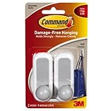 3M 17084Sシルバーコマンドミディアムボールフック