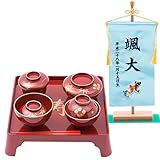 FUN fun (ファンファン） お食い初め 食器セット 食器 男の子 6点 名前旗 サックスセット