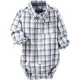 オシュコシュ OSHKOSH/ プラッドボ タンフロントボディスーツ プラッド ロンパース半袖 24ヶ月【並行輸入】