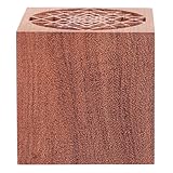 DEARMAMY 木製 エッセンシャル オイル ディフューザー、 ナチュラル ウォールナット ウッド ディフューザー スター デザイン アロマ ディフューザー スモール ラウンド ディフューザー 用 家庭用 オフィス 車用 ヨガ 香り フレグランス A