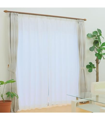 Amazon｜オーダー ストリング カーテン 幅180cm×丈270cm ホワイト （1