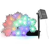 太陽動力を与えられたマルチ カラー RGB 祭休日木屋外の文字列のライトがぶら下がっているライトは、ベッドルーム、テラス、パーティー 40 松ぼっくりデコ 15.7 Ft 文字列ライト 20 電球