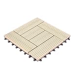 人工木　ウッドパネル　タイプC　27枚セット　ナチュラル